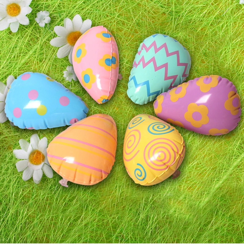 Funny Colorful PVC Inflatable Eco-Friendly Easter Egg for Easter Party Decoration